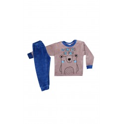 ΠYZΑΜΑ BABY UNISEX VELV.H 80%ΒΑΜΒΑΚΙ- 20%ΠΟΛΥΕΣΤΕΡ