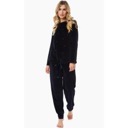 ΠΥΖΑΜΑ ΓΥΝ.VELVET STRASS 80%ΒΑΜΒ.- 20%ΠΟΛΥΕΣΤΕΡ