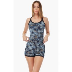 ----ΓΥΝ.SHORTS FIMELLE ELEGANCE S ANML SKIN- 96% ΜΟΝΤΑΛ-4% ΕΛΑΣΤΑΝ