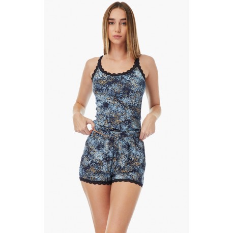 ----ΓΥΝ.SHORTS FIMELLE ELEGANCE S ANML SKIN- 96% ΜΟΝΤΑΛ-4% ΕΛΑΣΤΑΝ