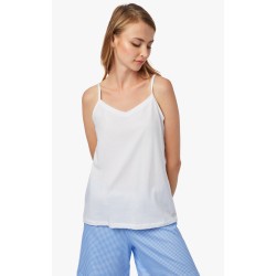 ----TOP ΠΥΖ.ΓΥΝ.ΜΠΡΤ.C/MD S22 S ΛΕΥΚΟ 50% ΒΑΜΒΑΚΙ-50%MODAL