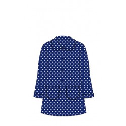 Lydia Creations Ρόμπα Γυναικεία Pois Coral Fleece