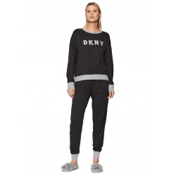 DKNY Long Sleeve Top And Jogger Basic Set