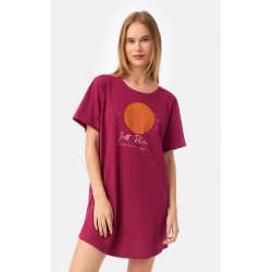 Minerva Tropical Boyfriend T-Shirt Dress