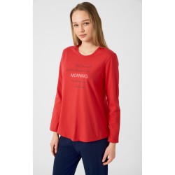 Minerva Cozy Γυναικεία Βαμβακερή Πυτζάμα