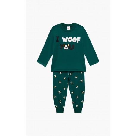 Minerva Βρεφική Πυτζάμα Εμπριμέ Unisex