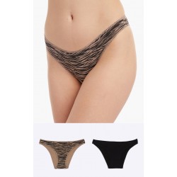 ΣΕΤ 2 ΤΕΜΑΧΙΩΝ ΣΛΙΠ RIO MODAL "BLACK_ANIMAL" FIMELLE MINERVA