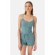 Minerva Cozy Rib TENCEL™ Modal Γυναικείο Αμάνικο Τοπ Μπριτέλα