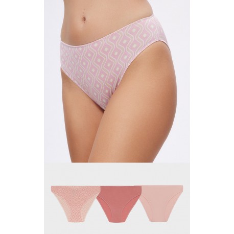 Minerva 3Pack Fimelle TENCEL™ Modal Γυναικείο Brazil Invisible Σλιπ
