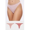 Minerva 2Pack Fimelle TENCEL™ Modal Γυναικείο String Invisible Σλιπ