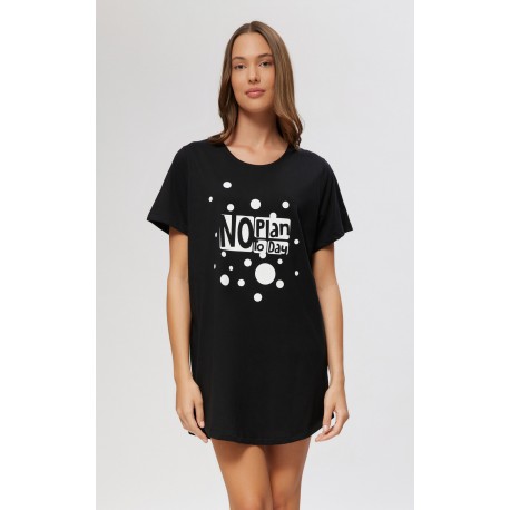 Minerva Boyfriend T-shirt Dress Γυναικείο Μονόχρωμο