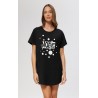 Minerva Boyfriend T-shirt Dress Γυναικείο Μονόχρωμο