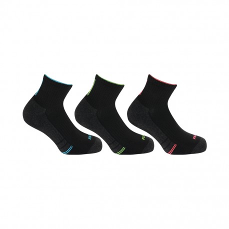 Fila 3Pack Κάλτσες Unisex Ημίκοντες Πετσετέ