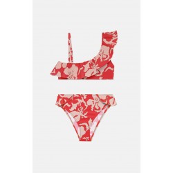 Minerva Παιδικό Μαγιό Σετ Bralette Εμπριμέ