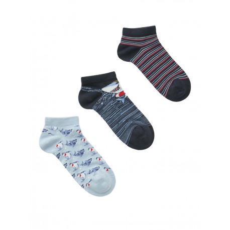 Walk 3Pack Παιδικές Κοφτές Κάλτσες Bamboo
