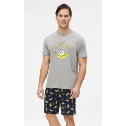 Minerva Bananas Κοντομάνικη Ανδρική Πυτζάμα