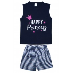 Pretty Baby Princess Πυτζάμα Κοριτσιών Θερινή