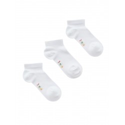 Walk 3Pack Παιδικές Κοφτές Κάλτσες Bamboo Μονόχρωμες