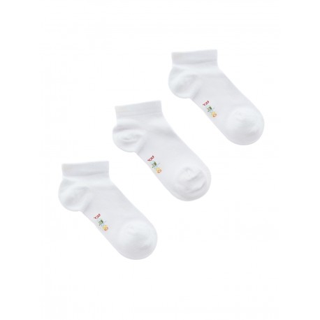 Walk 3Pack Παιδικές Κοφτές Κάλτσες Bamboo Μονόχρωμες