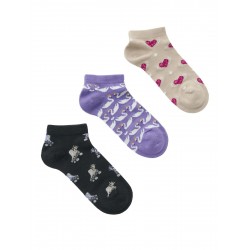 Walk 3Pack Παιδικές Κοφτές Κάλτσες Bamboo