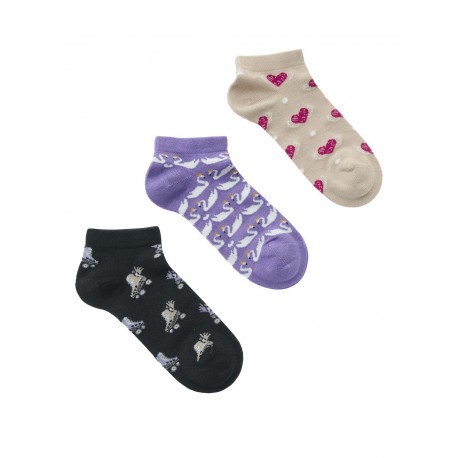 Walk 3Pack Παιδικές Κοφτές Κάλτσες Bamboo