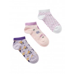 Walk 3Pack Παιδικές Κοφτές Κάλτσες Bamboo