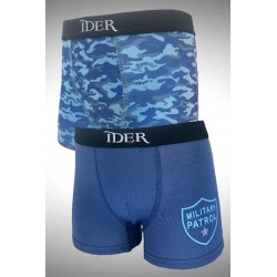 IDER 2Pack Μπόξερ Αγοριών Βαμβακερά Military Patrol