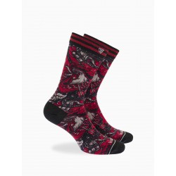 Walk Κάλτσα Ανδρών Bamboo 360 Printed "Roosters"