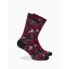 Walk Κάλτσα Ανδρών Bamboo 360 Printed "Roosters"