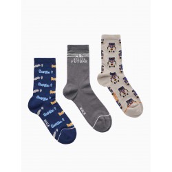 Walk 3Pack Παιδικές κάλτσες από bamboo