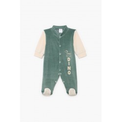 Pretty Baby Dino Φορμακι Βρεφικό Μακρυμάνικο Velvet