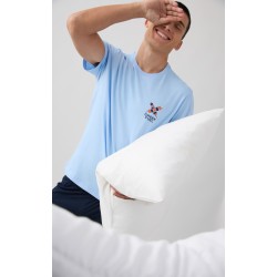 Minerva Εμπριμέ Ανδρικό Παντελόνι Πυζάμας