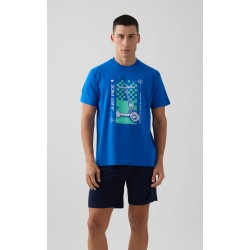 Minerva Εμπριμέ Ανδρικό Παντελόνι Πυζάμας