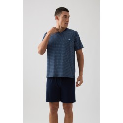 Minerva Rhombus Ανδρική Πυτζάμα με V λαιμόκοψη