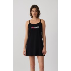 Minerva Fruits Γυναικεία Αμάνικη Μπριτέλα Νυχτικιά