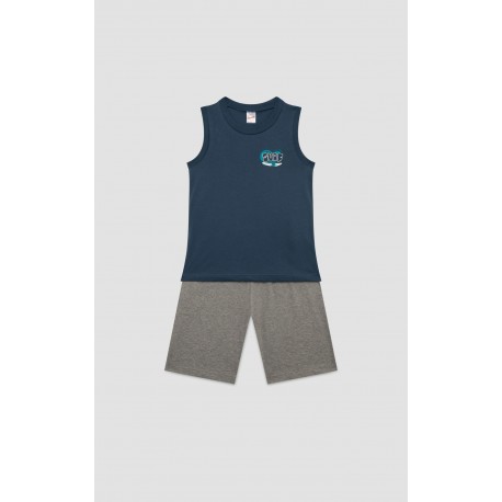 Minerva Surf Vibes Aμάνικη Παιδική Πυτζάμα