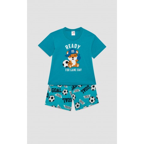 Minerva Goal Time Κοντομάνικη Βρεφική Πυτζάμα