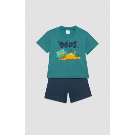 Minerva Oops Κοντομάνικη Βρεφική Πυτζάμα
