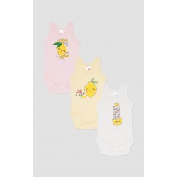 Minerva Unicorn 2Pack Βαμβακερά Κορμάκια Βρεφικά Κοντομάνικα SS24