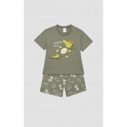 Minerva Wild Life Κοντομάνικη Βρεφική Πυτζάμα