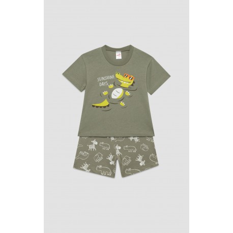 Minerva Wild Life Κοντομάνικη Βρεφική Πυτζάμα