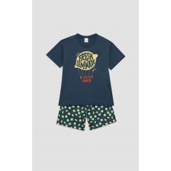 Minerva Lemons Κοντομάνικη Παιδική Πυτζάμα