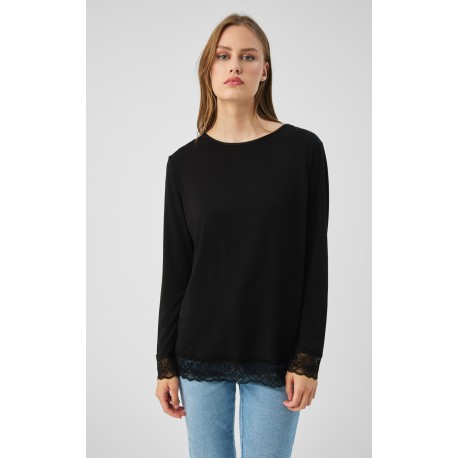 ΜΠΛΟΥΖΑ ΜΜ R/N LACE HEM OUTW.